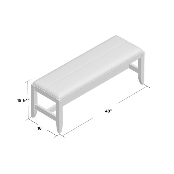 Foundry Select Tawny Wood Bench & Reviews Wayfair.ca